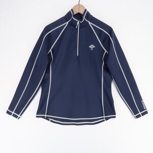 SunIce Pullover Womens L Navy 1/4 Zip Performance Stretch Minneapolis Golf Club